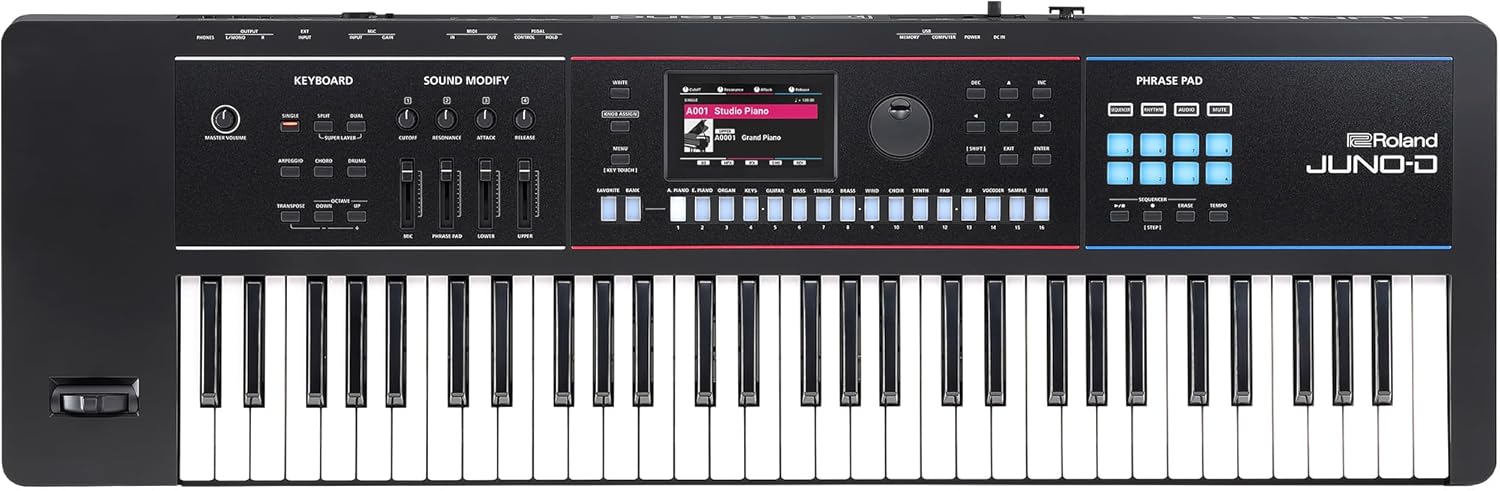 Roland JUNO-DS(61鍵盤) Roland Juno-DS61 61-key Synthesizer Keyboard | TMW